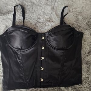 Corset top stretch Satin. Current Mood Small.